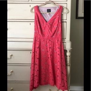 Size 4 Adrianna Papell cut out flower dress.